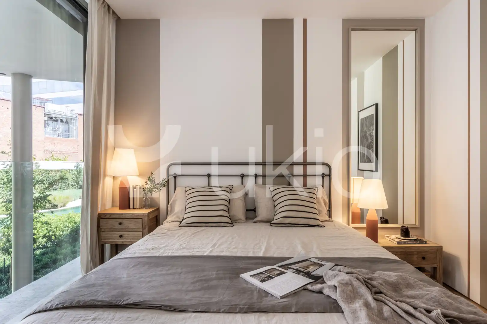Habitación de Apartamento de alquiler en Madrid con Aire acondicionado, Amueblado y Horno