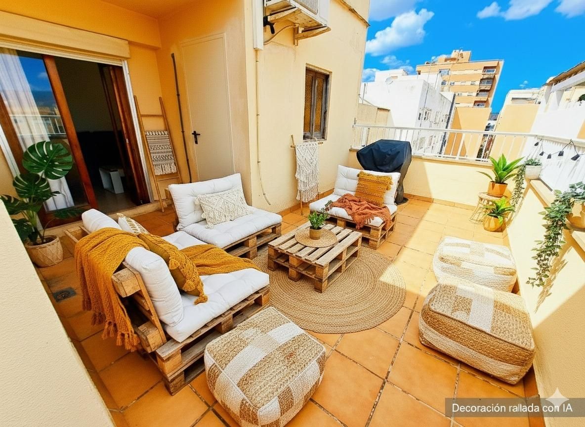 Terrassa de Pis en venda en  Palma de Mallorca amb Terrassa, Traster i Balcó