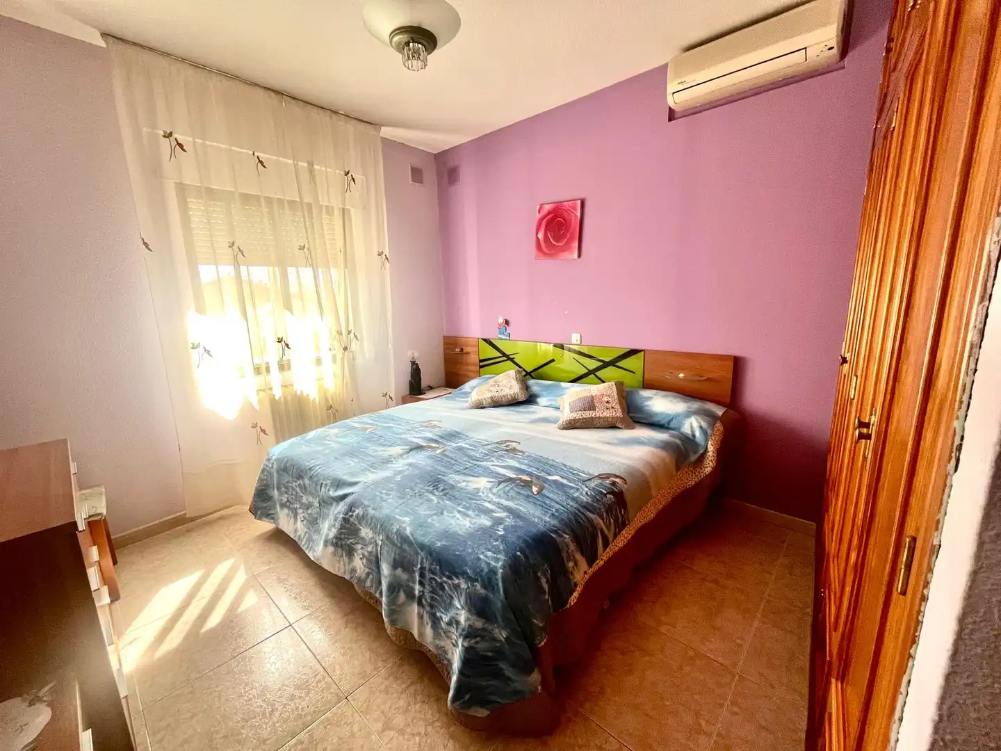 Habitación de Casa adosada en venta en Fernán Caballero con Calefacción y Terraza