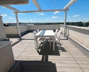 Terrace of Attic to rent in Las Rozas de Madrid  with Air Conditioner, Heating and Private garden