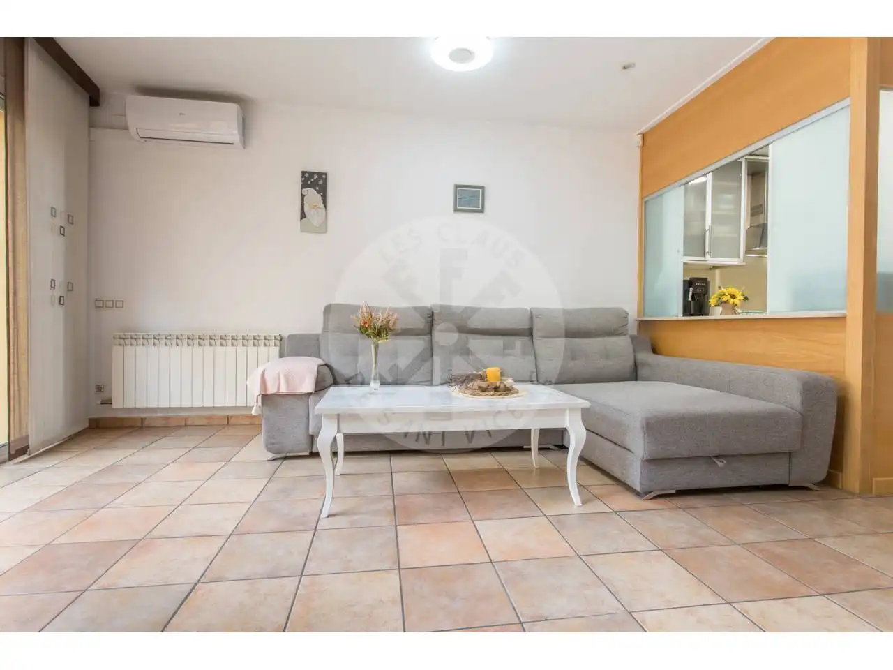 Sala de estar de Casa o chalet en venta en Terrassa con Aire acondicionado, Calefacción y Jardín privado