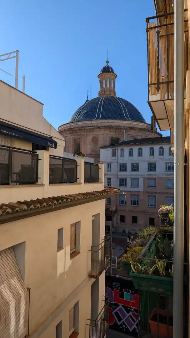 Exterior view of Flat for rent in Valencia  with Air Conditioner, Heating and Terrace