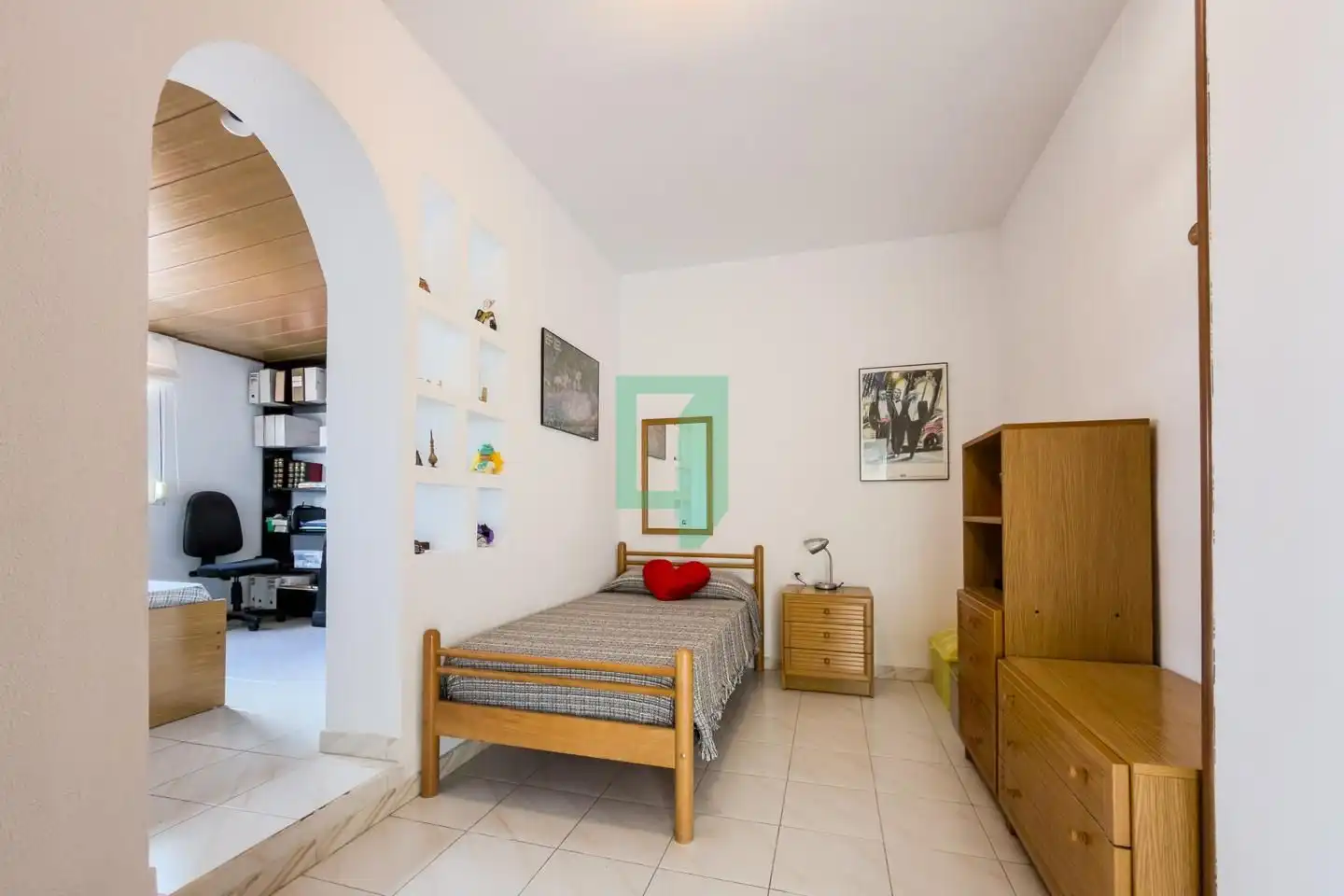 Schlafzimmer von Maisonette zum Verkauf in Badalona mit Heizung und Terrasse