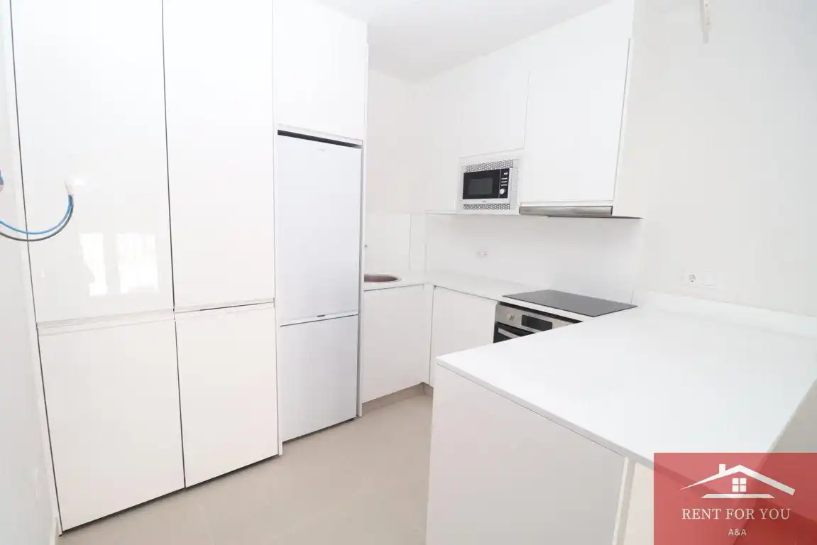 Cocina de Piso de alquiler en Alhaurín El Grande con Aire acondicionado y Balcón