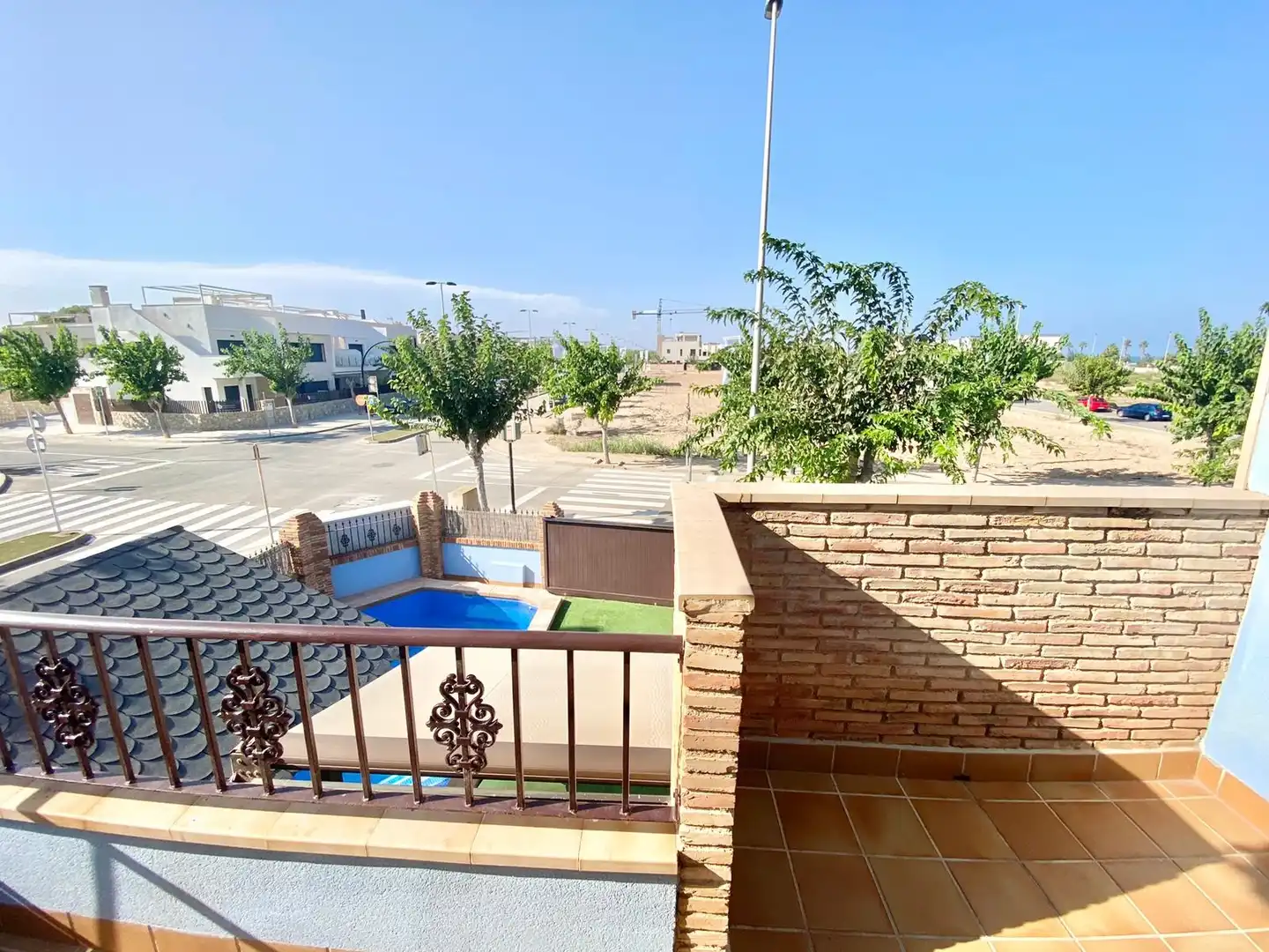 Terrassa de Casa o xalet de lloguer en Pilar de la Horadada amb Aire condicionat, Calefacció i Piscina