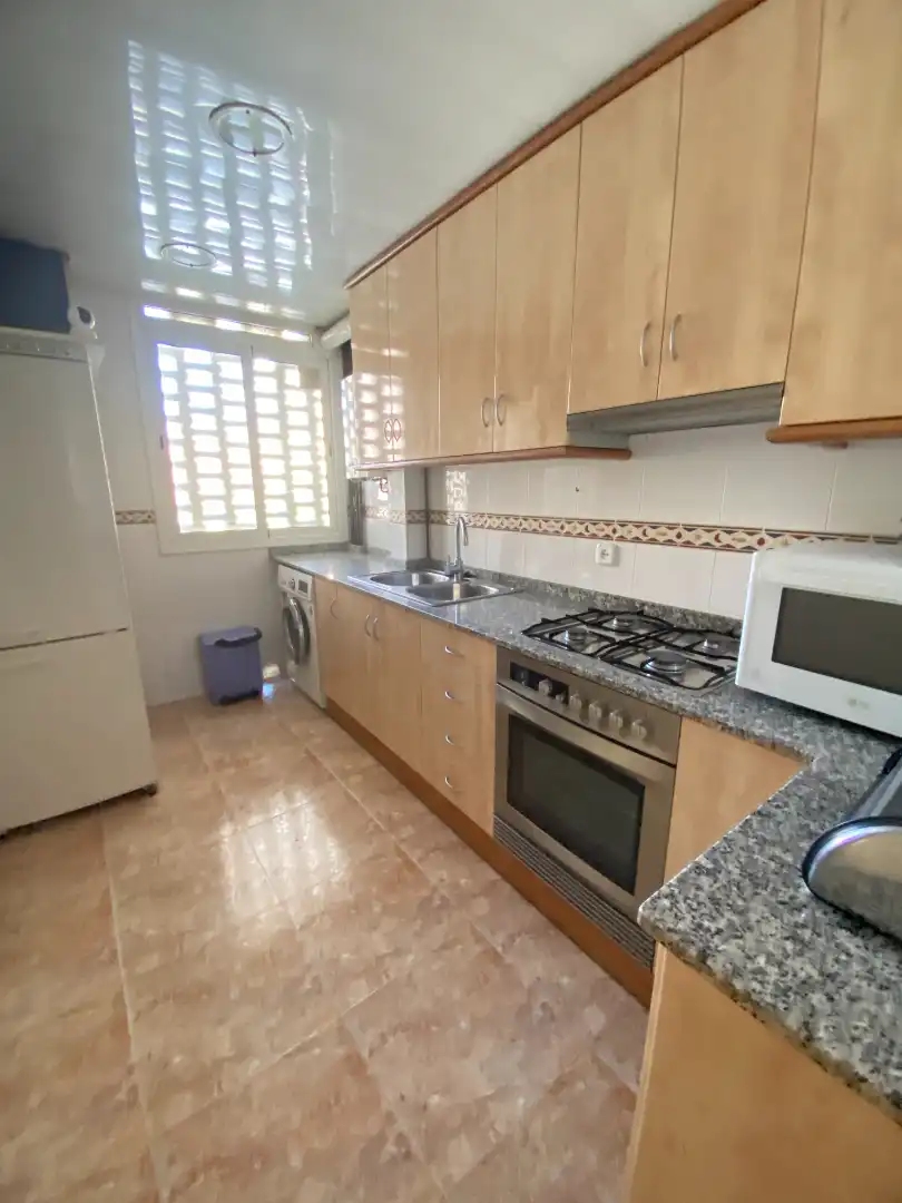 Kitchen of Flat for sale in Barcelona  with Air Conditioner and Balcony