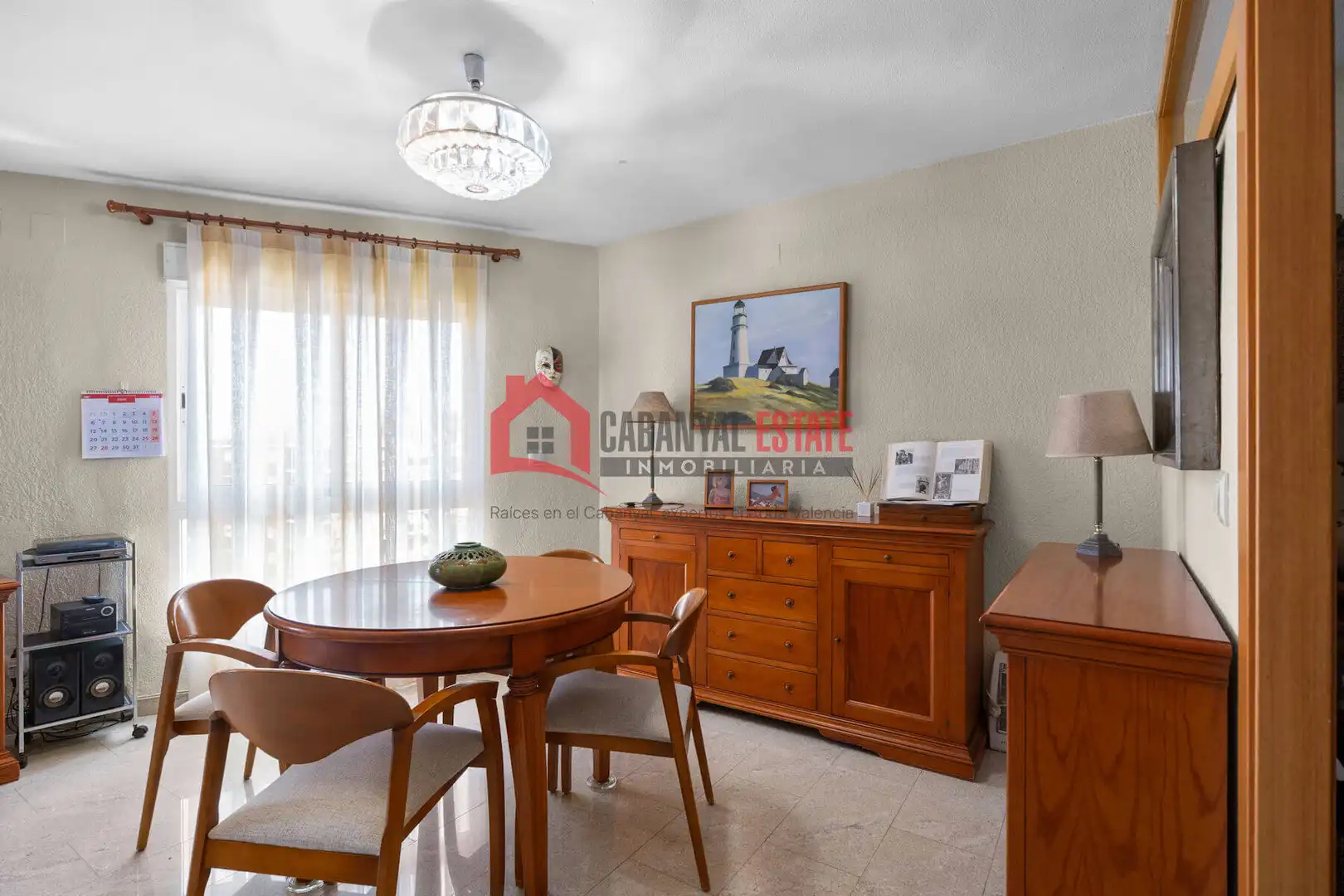 Menjador de Apartament en venda en Valencia amb Aire condicionat i Balcó
