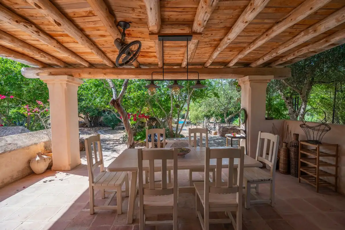 Terraza de Casa o chalet de alquiler en Sant Josep de sa Talaia con Aire acondicionado, Calefacción y Jardín privado