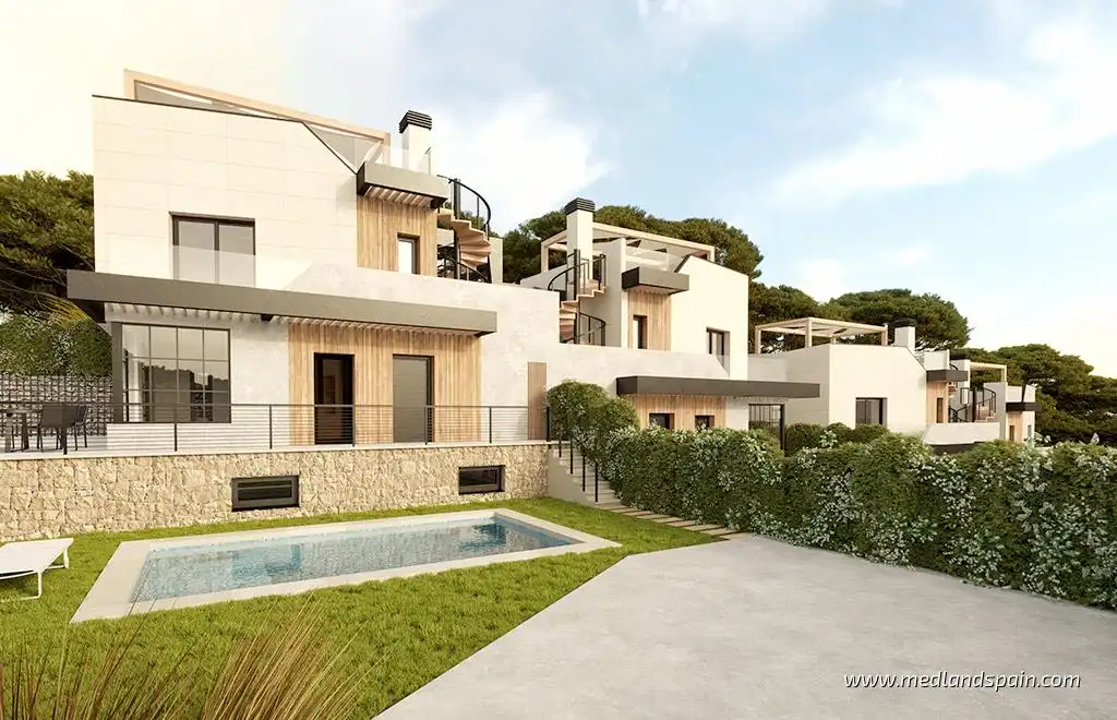 Chalet con piscina en venta en Balcón de Ponoig - Polop Paradis - Polop Hills
