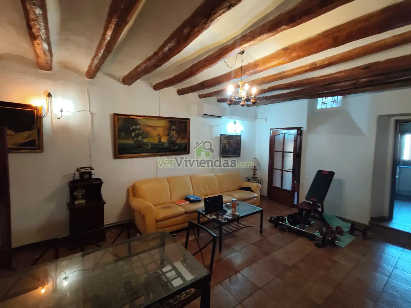 Sala de estar de Casa adosada en venta en Sant Esteve Sesrovires, Barcelona