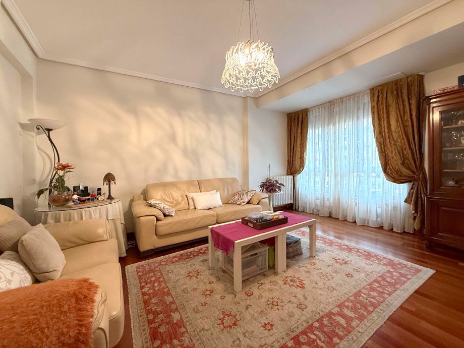 Sala d'estar de Pis en venda en Vitoria - Gasteiz amb Calefacció, Parquet i Traster