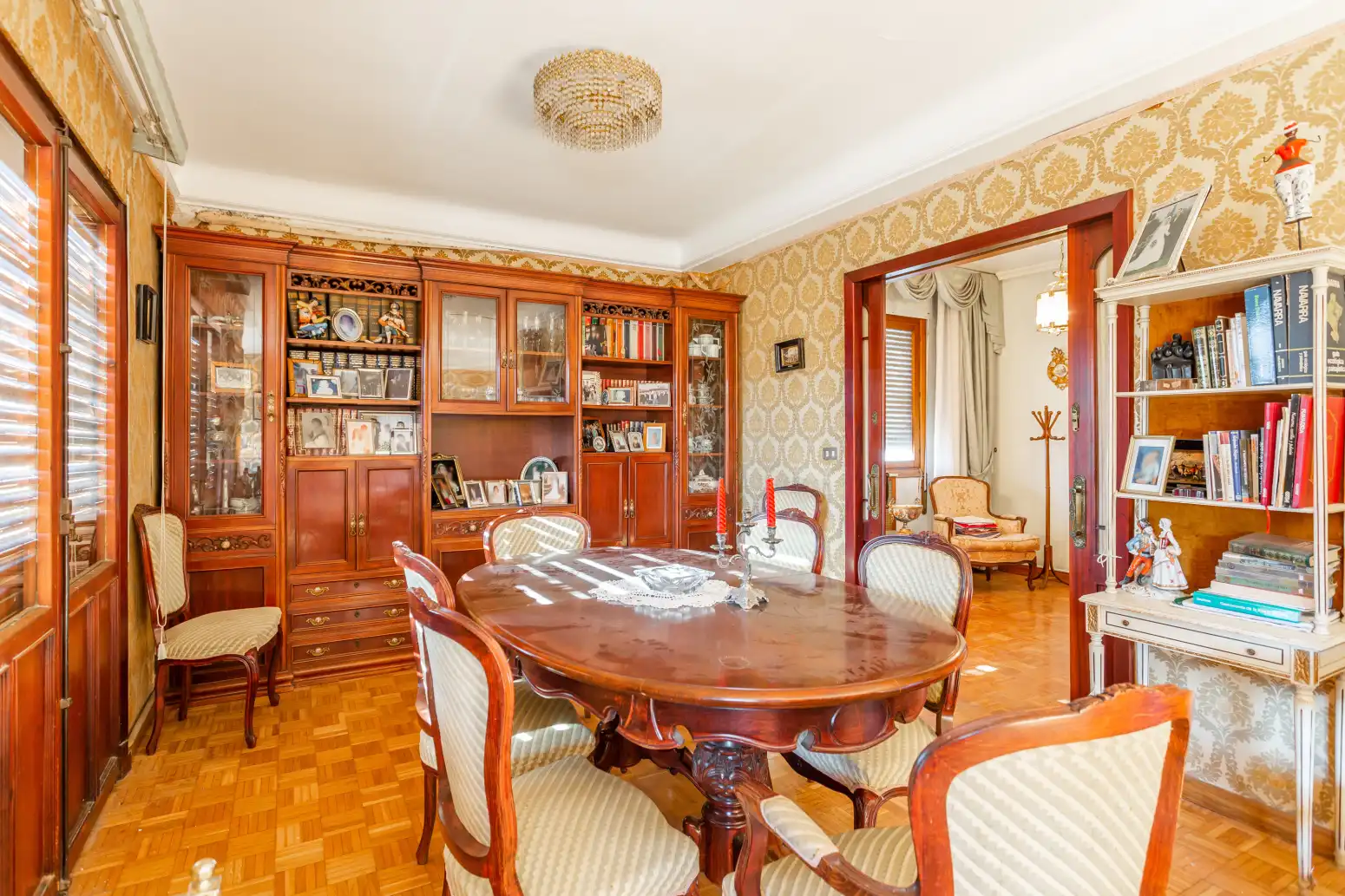 Comedor de Casa o chalet en venta en Castejón (Navarra) con Calefacción, Parquet y Terraza