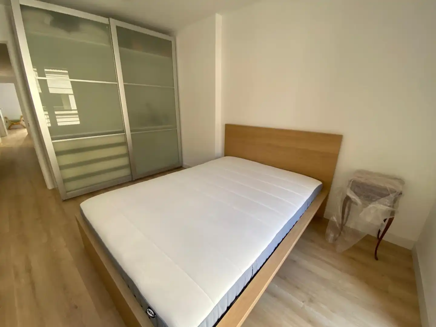 Bedroom of Flat for rent in Albacete  with Air Conditioner, Heating and Parquet flooring