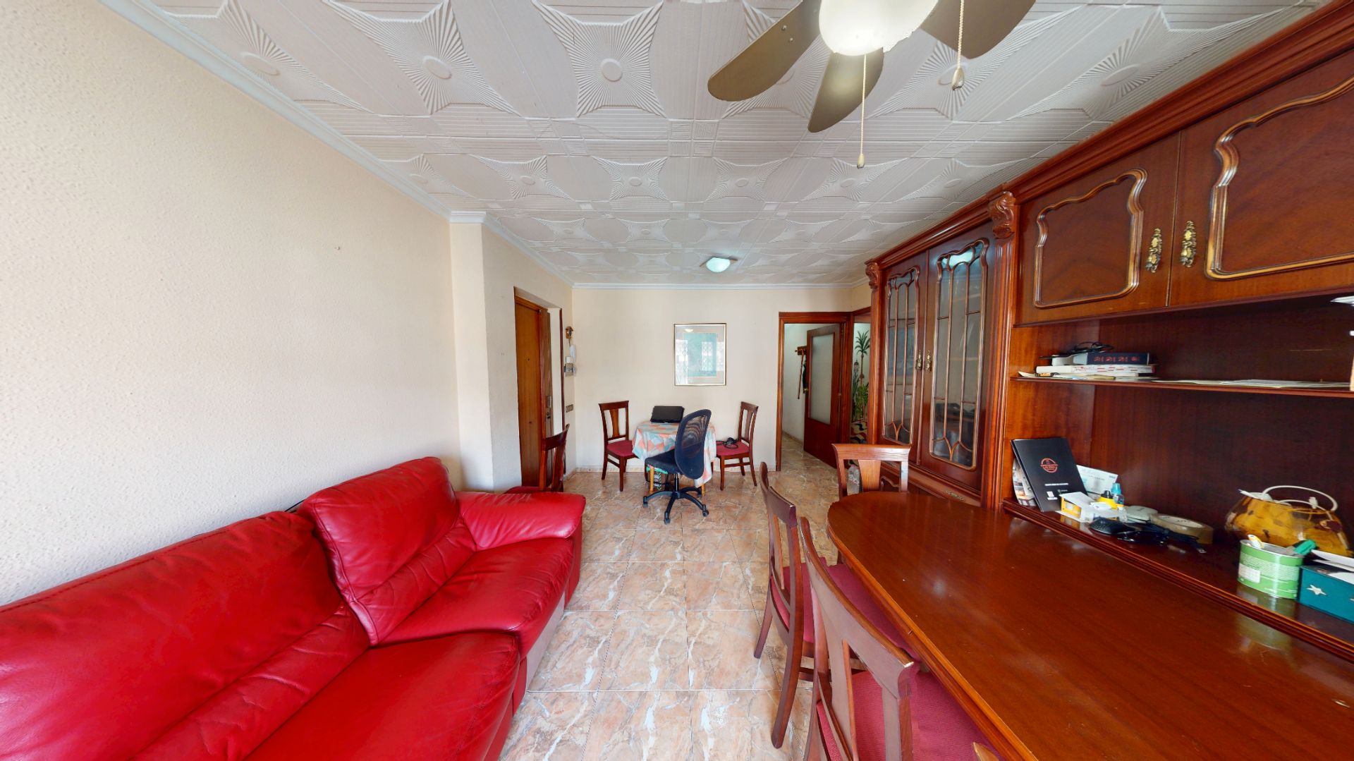 Sala d'estar de Pis en venda en Alicante / Alacant amb Aire condicionat, Moblat i Rentadora