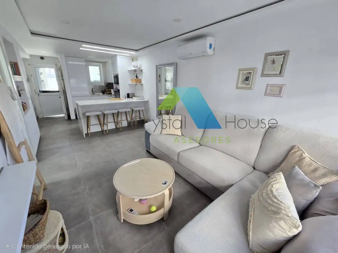 Sala de estar de Piso de alquiler en Málaga con Aire acondicionado, Terraza y Trastero