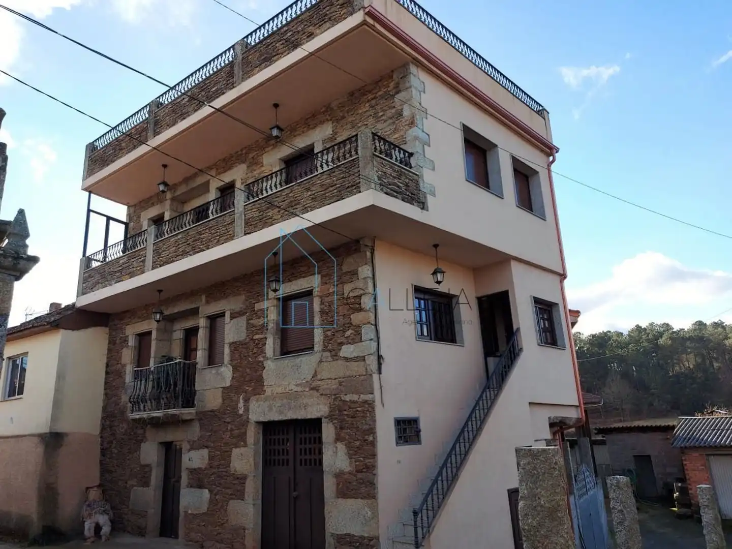 Vista exterior de Casa o xalet en venda en Toén, Ourense