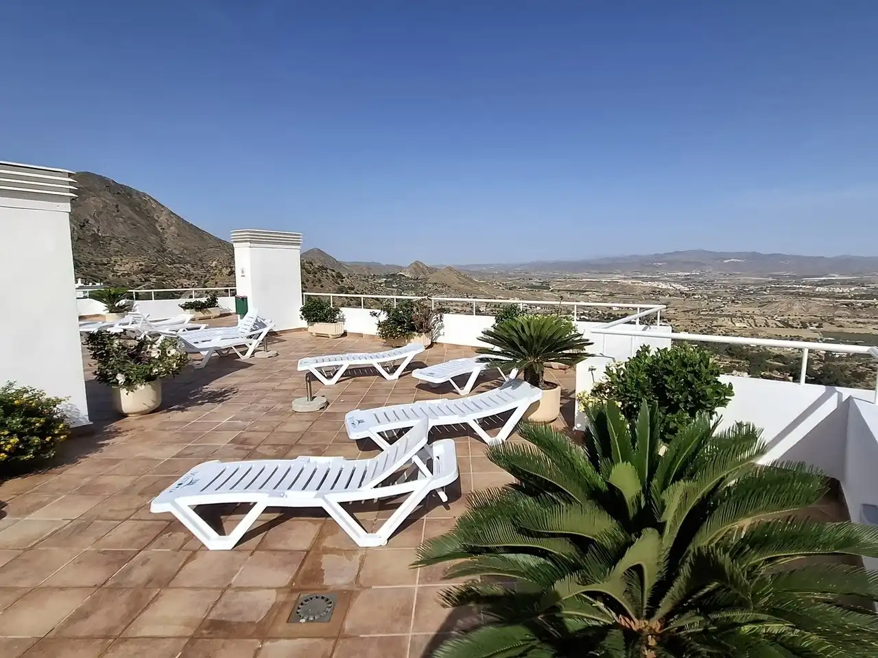 Terrasse von Wohnungen zum Verkauf in Mojácar mit Klimaanlage, Terrasse und Schwimmbad