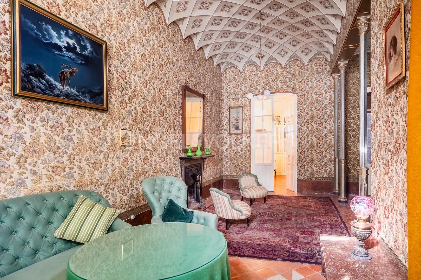 Sala de estar de Casa o chalet en venta en Fuente del Maestre con Calefacción, Jardín privado y Terraza