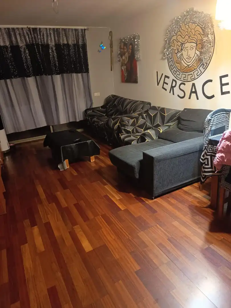 Sala d'estar de Pis en venda en Vilafranca del Penedès amb Parquet i Terrassa