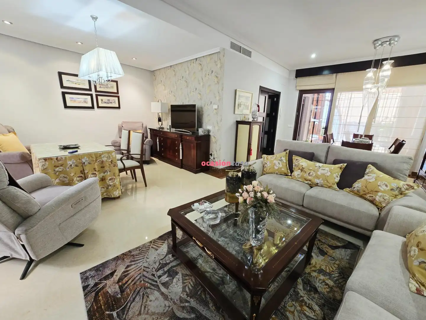 Sala de estar de Casa o chalet en venta en Pozoblanco con Aire acondicionado, Calefacción y Jardín privado
