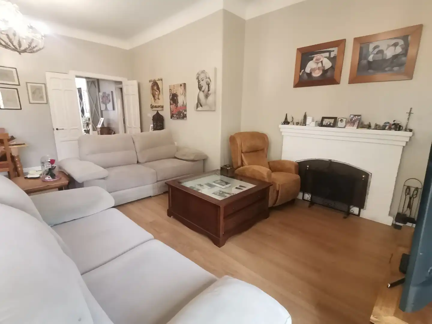 Living room of Houses for sale in Almería  with Air Conditioner, Private garden and Terrace
