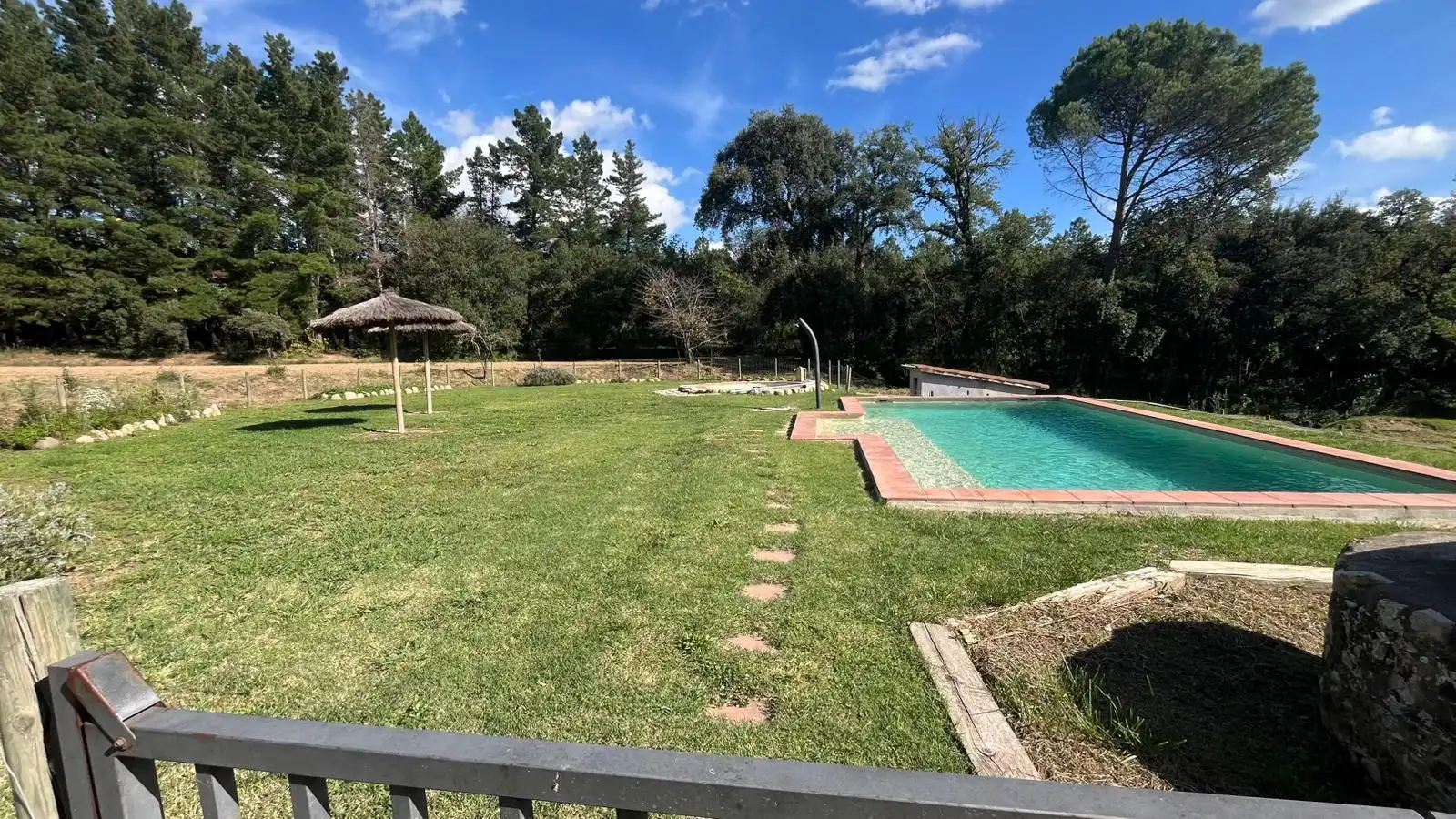Piscina de Finca rústica de alquiler en Gualba con Calefacción