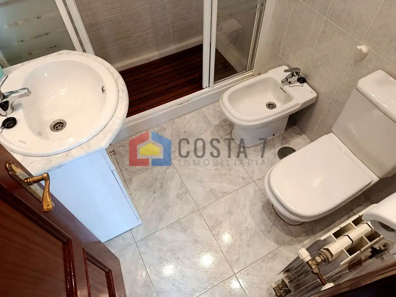 Bathroom of Flat for sale in Noja  with Heating, Terrace and Furnished