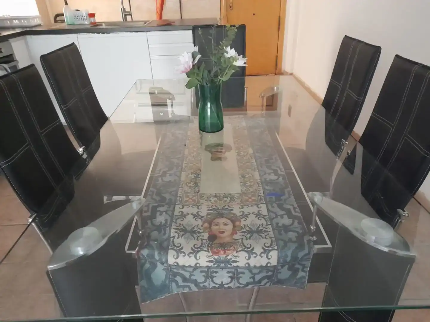 Dining room of Flat for rent in  Valencia Capital  with Air Conditioner