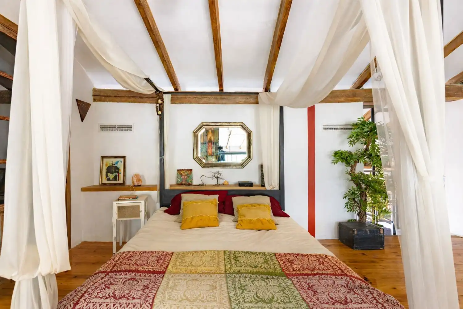Dormitori de Casa adosada en venda en Alicante / Alacant amb Aire condicionat, Jardí privat i Terrassa