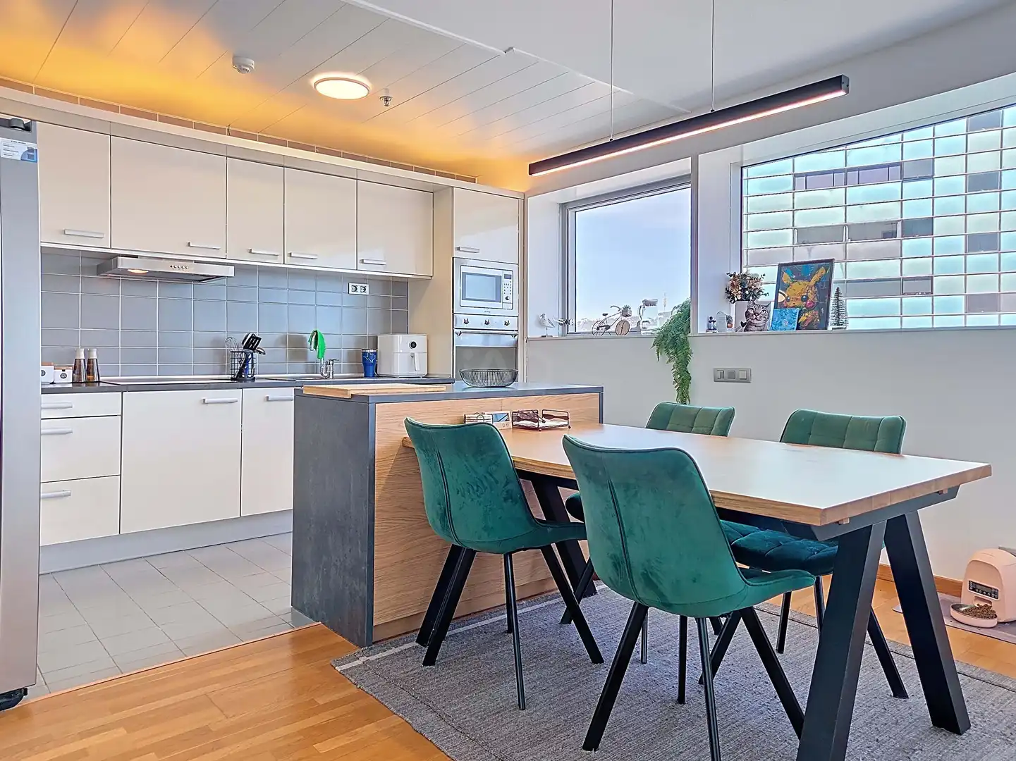 Kitchen of Flat for sale in L'Hospitalet de Llobregat  with Air Conditioner and Terrace