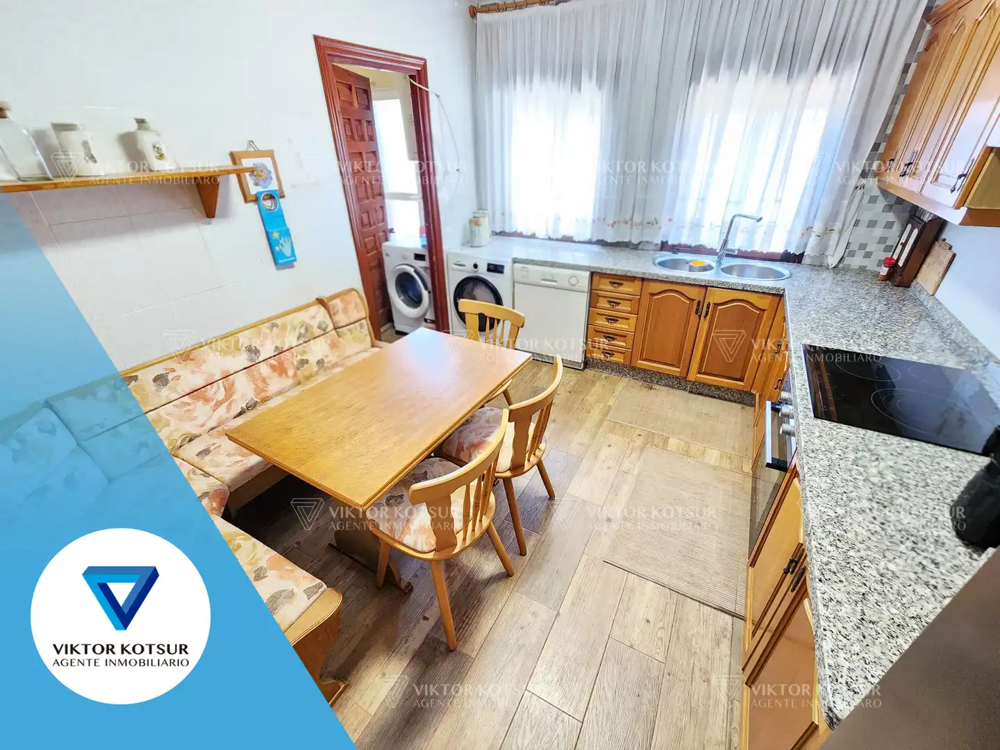 Cocina de Finca rústica en venta en Roquetas de Mar con Jardín privado, Terraza y Piscina