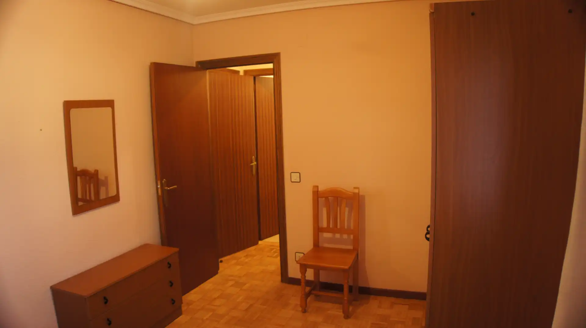 Bedroom of Flat for sale in Ávila  with Heating, Furnished and Balcony