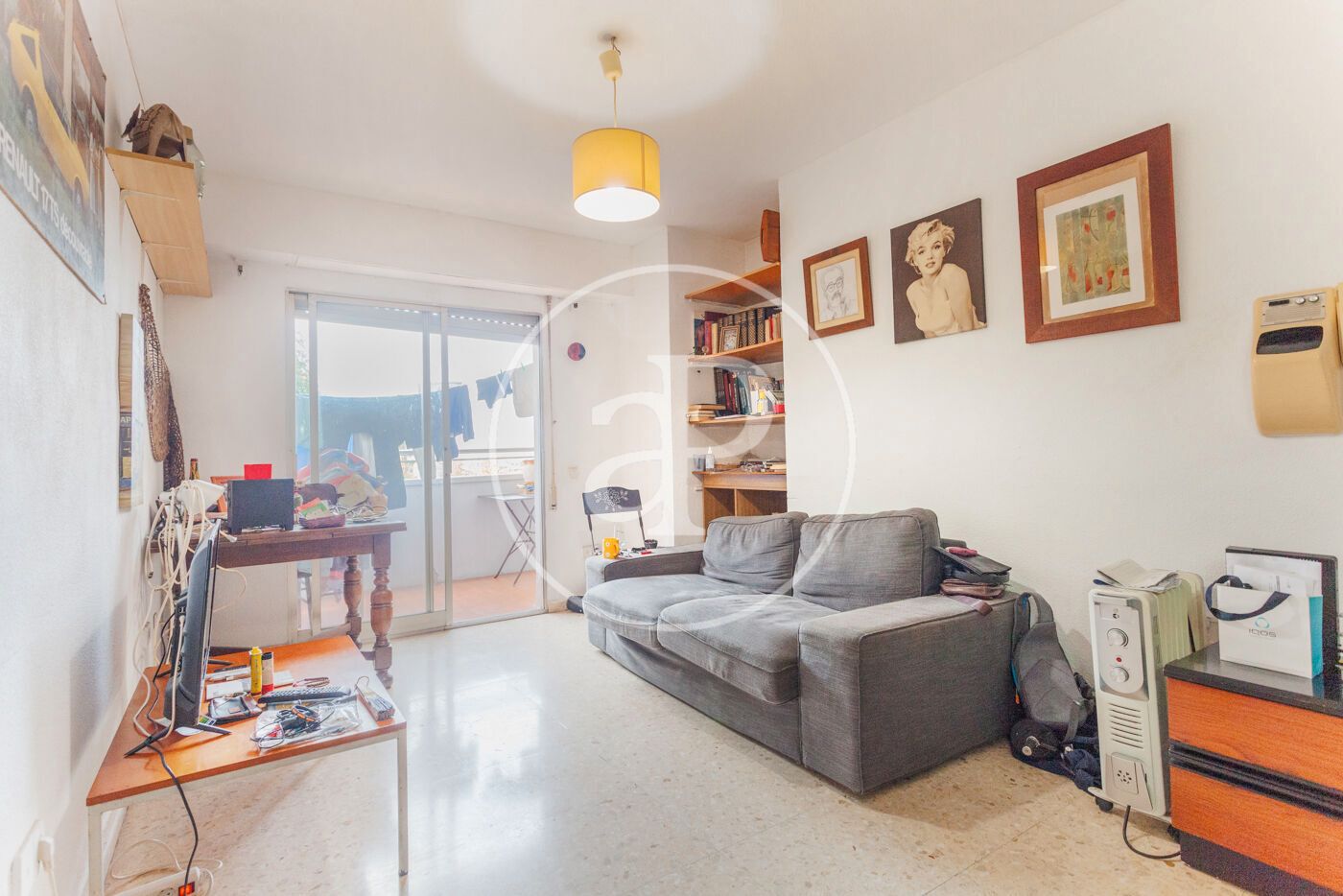 Living room of Flat for sale in  Valencia Capital  with Heating, Terrace and Balcony