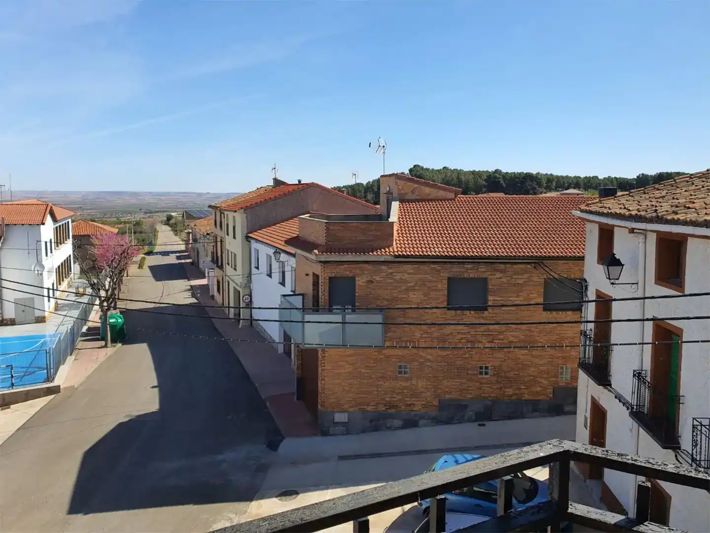 Vista exterior de Piso en venta en Almonacid de la Sierra con Aire acondicionado, Amueblado y Balcón