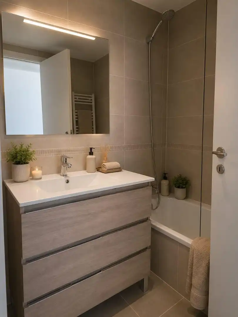 Bany de Apartament en venda en Alovera amb Calefacció