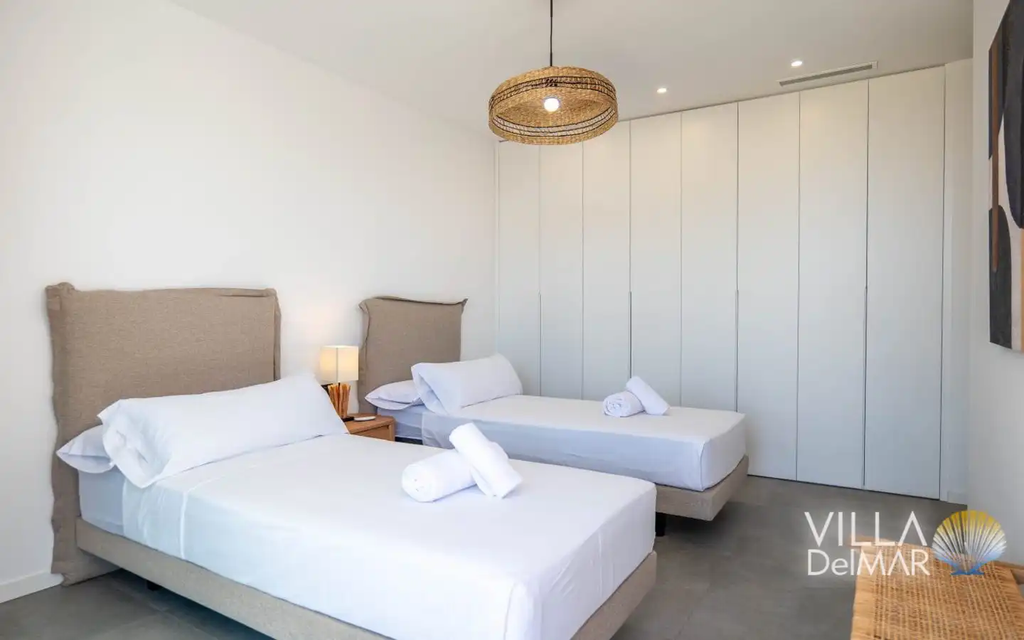 Bedroom of Houses for sale in Calpe / Calp  with Air Conditioner, Heating and Private garden