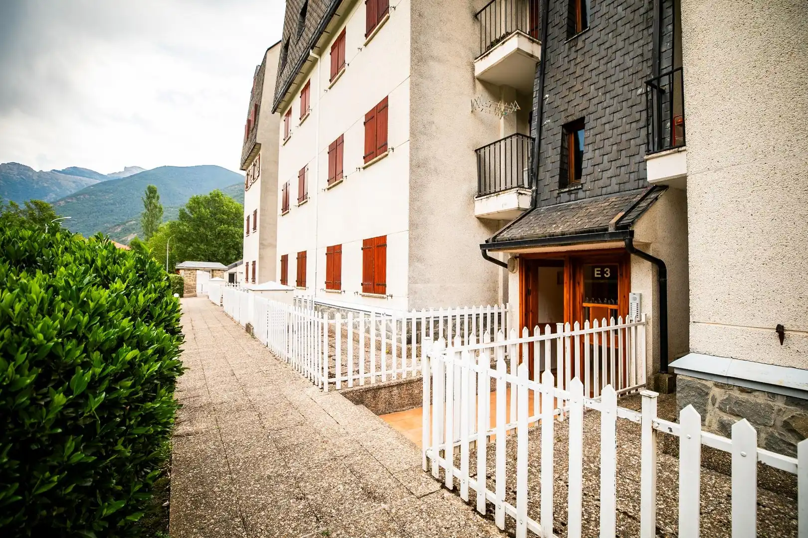 Vista exterior de Piso en venta en Biescas con Calefacción, Amueblado y Balcón