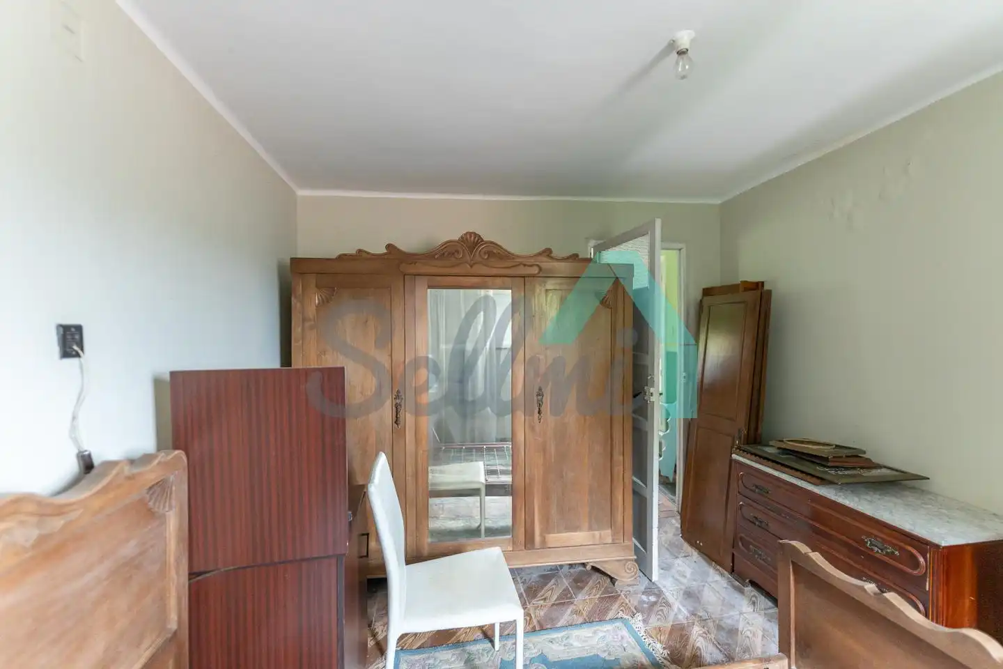 Dormitori de Casa adosada en venda en Langreo amb Calefacció, Jardí privat i Parquet