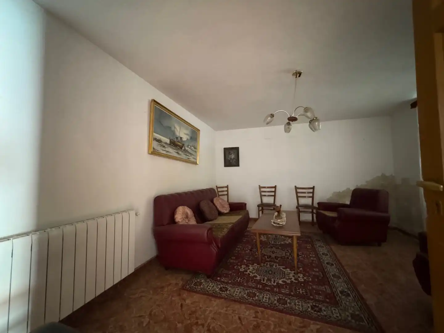 Sala d'estar de Finca rústica en venda en Mayorga amb Jardí privat i Traster