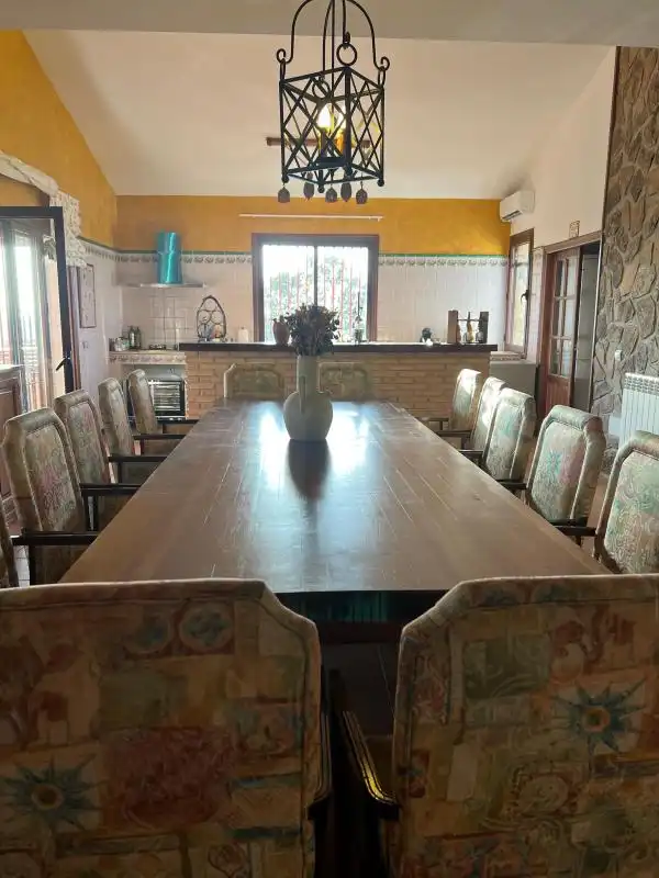 Dining room of Houses for sale in Torre de Juan Abad  with Air Conditioner, Heating and Private garden