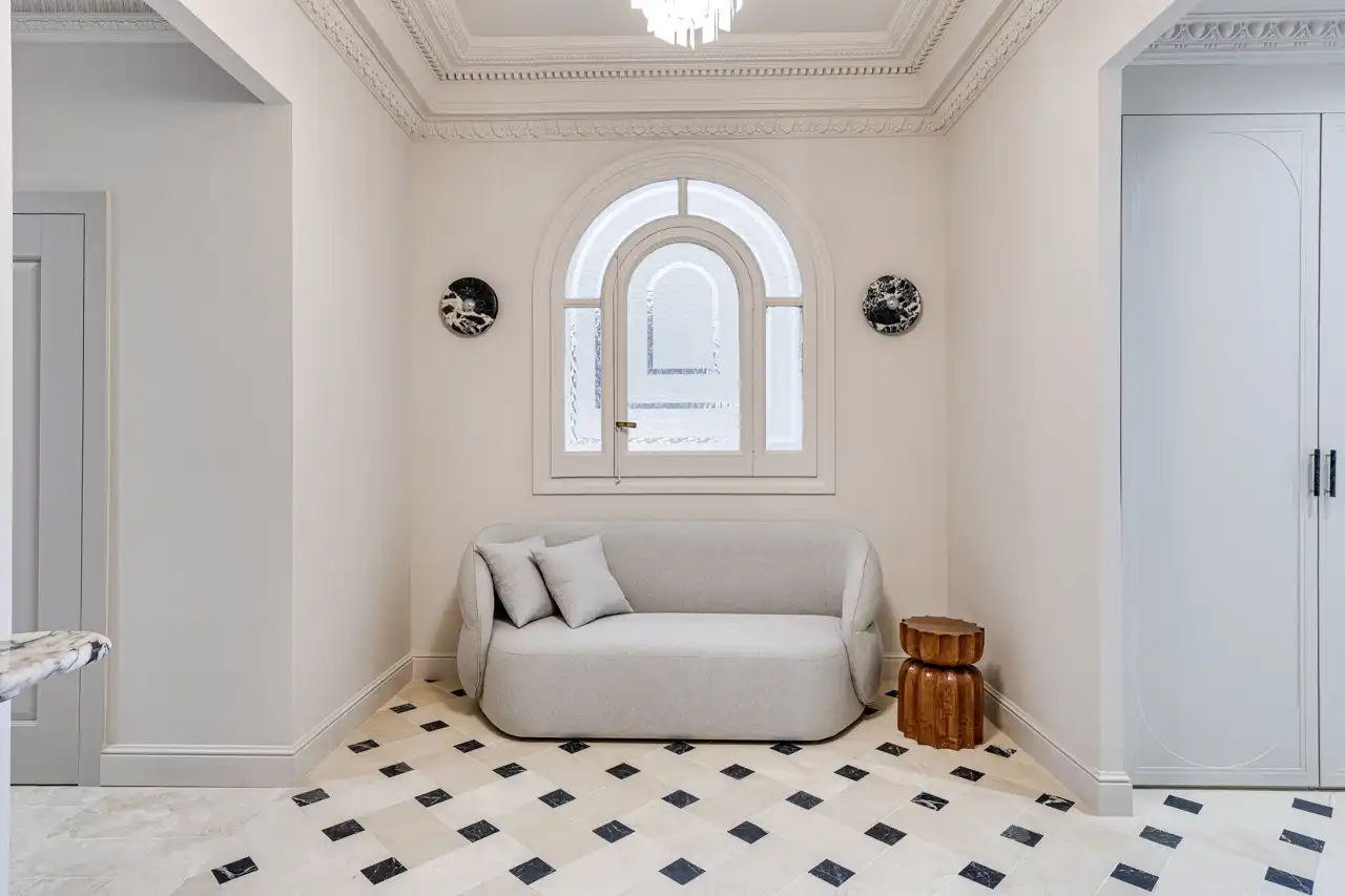 Wohnzimmer von Wohnungen zum Verkauf in Barcelona mit Klimaanlage, Heizung und Parkett