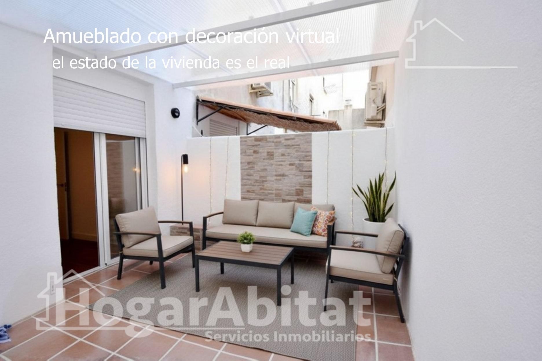 Terrassa de Pis en venda en Castellón de la Plana / Castelló de la Plana amb Aire condicionat, Calefacció i Terrassa