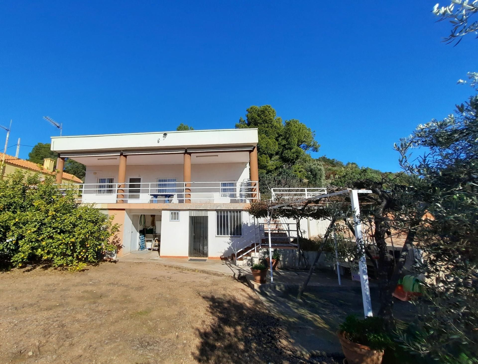 Exterior view of Country house for sale in Alfara de la Baronia  with Heating, Terrace and Community pool
