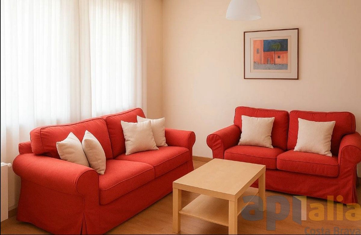 Living room of Flat for sale in Girona Capital  with Balcony