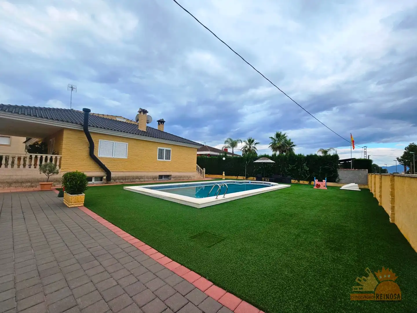 Piscina de Casa o xalet en venda en Molina de Segura amb Aire condicionat, Jardí privat i Terrassa