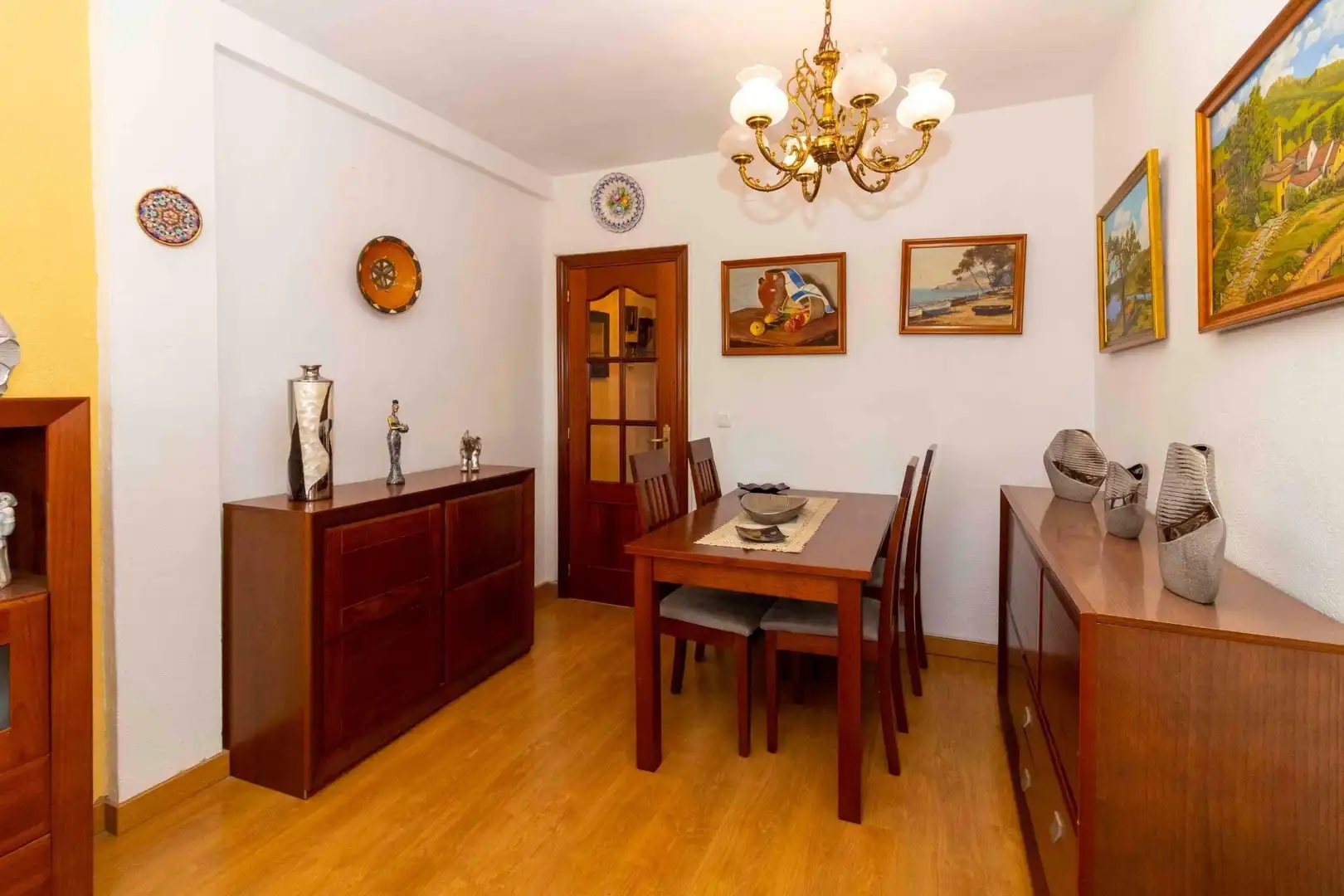 Esszimmer von Wohnung zum Verkauf in Badajoz mit Klimaanlage, Heizung und Terrasse