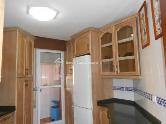 Kitchen of Flat for rent in Cáceres  with Heating, Terrace and Storage room