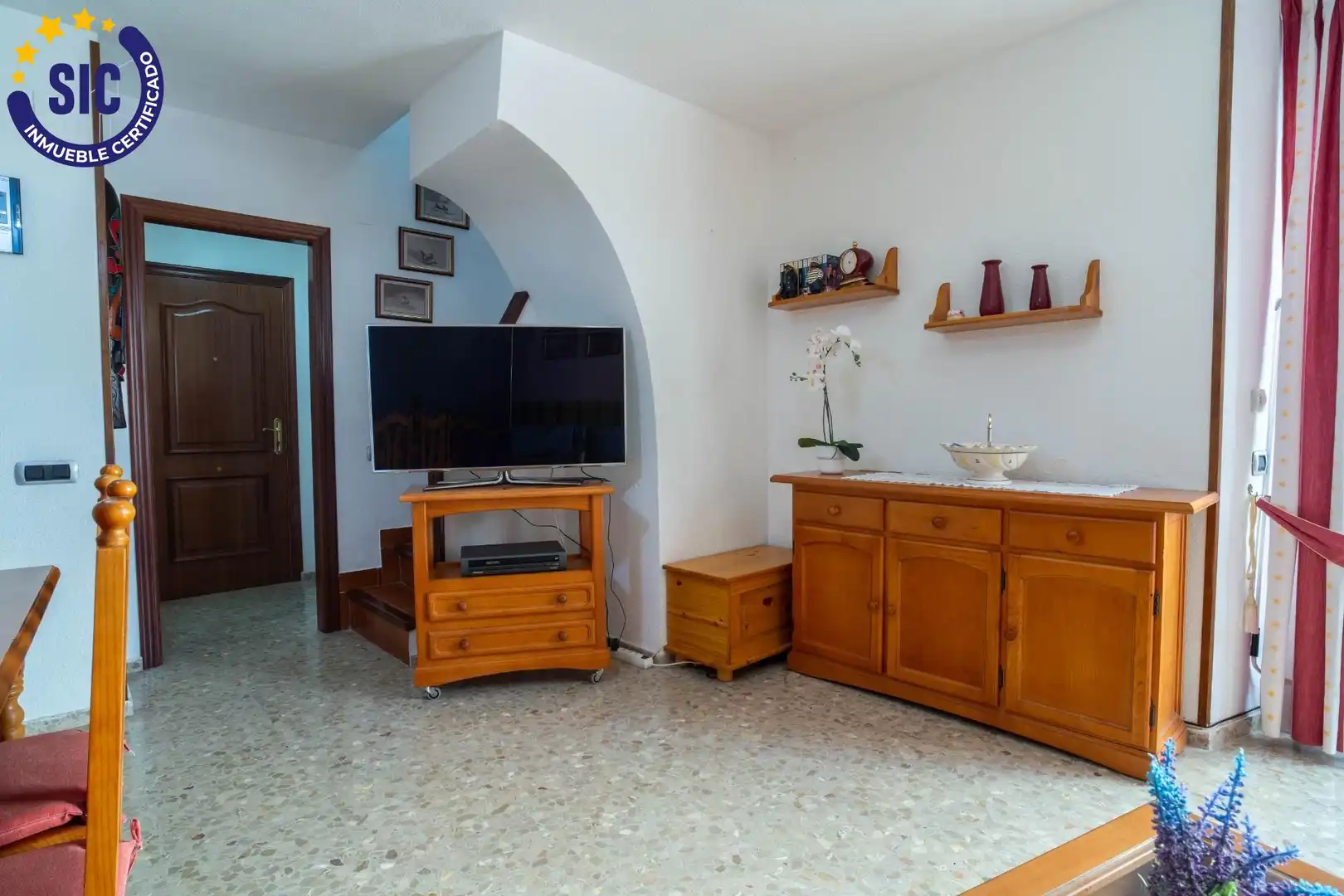 Sala d'estar de Apartament en venda en Oropesa del Mar / Orpesa amb Terrassa i Moblat