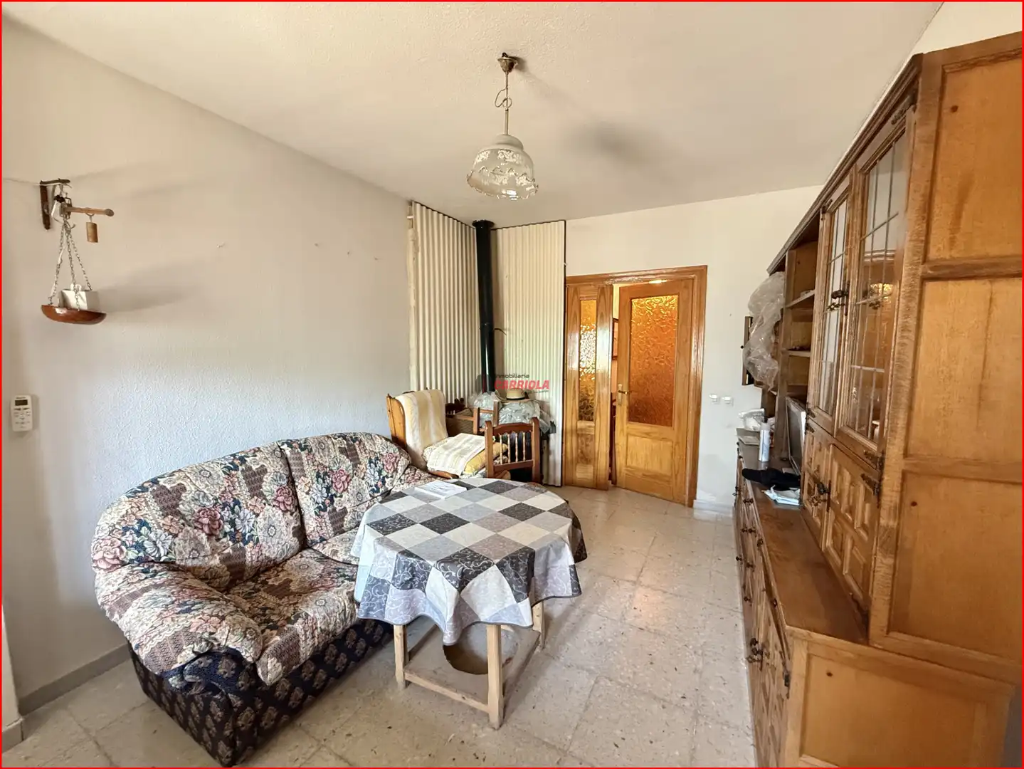 Sala d'estar de Casa adosada en venda en Alcabón amb Aire condicionat i Traster