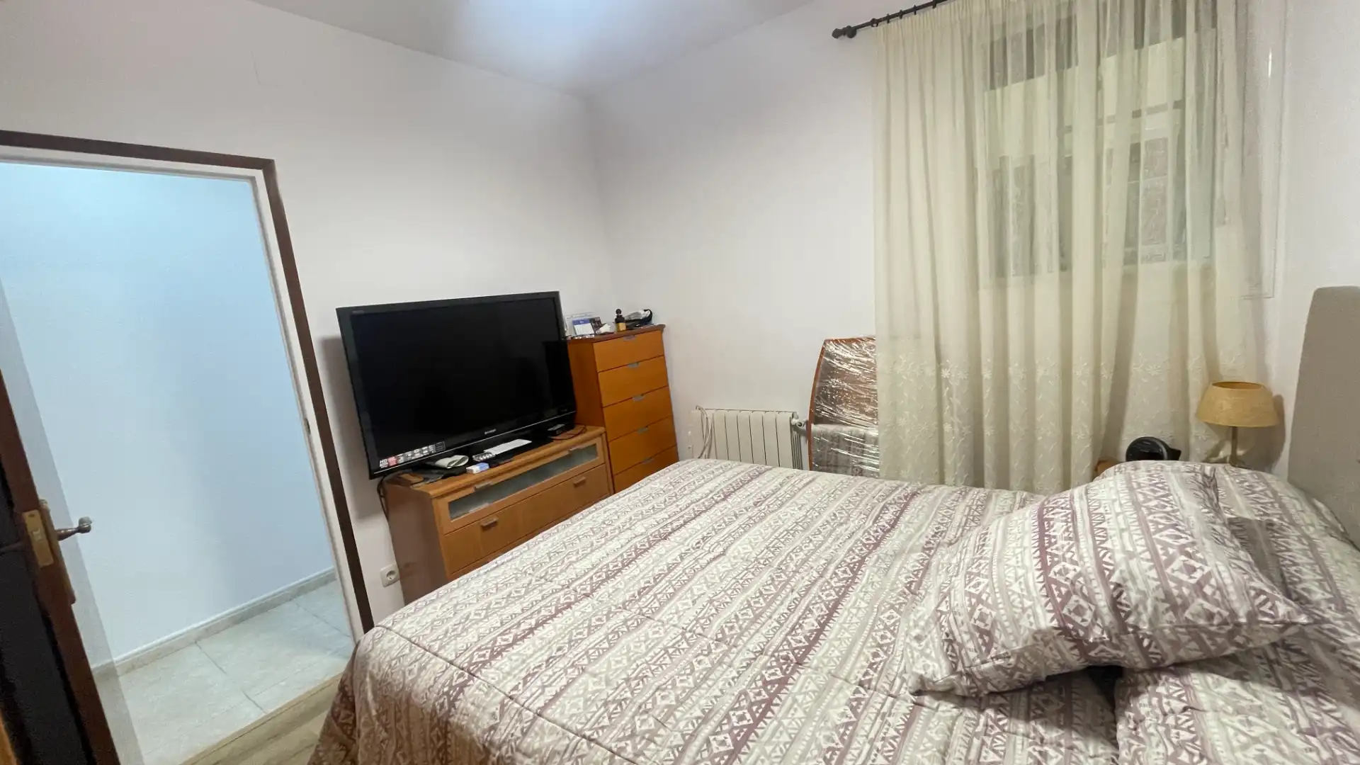 Schlafzimmer von Einfamilien-Reihenhaus zum Verkauf in Terrassa mit Heizung und Terrasse